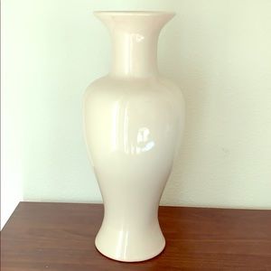 White Ceramic Flower Vase